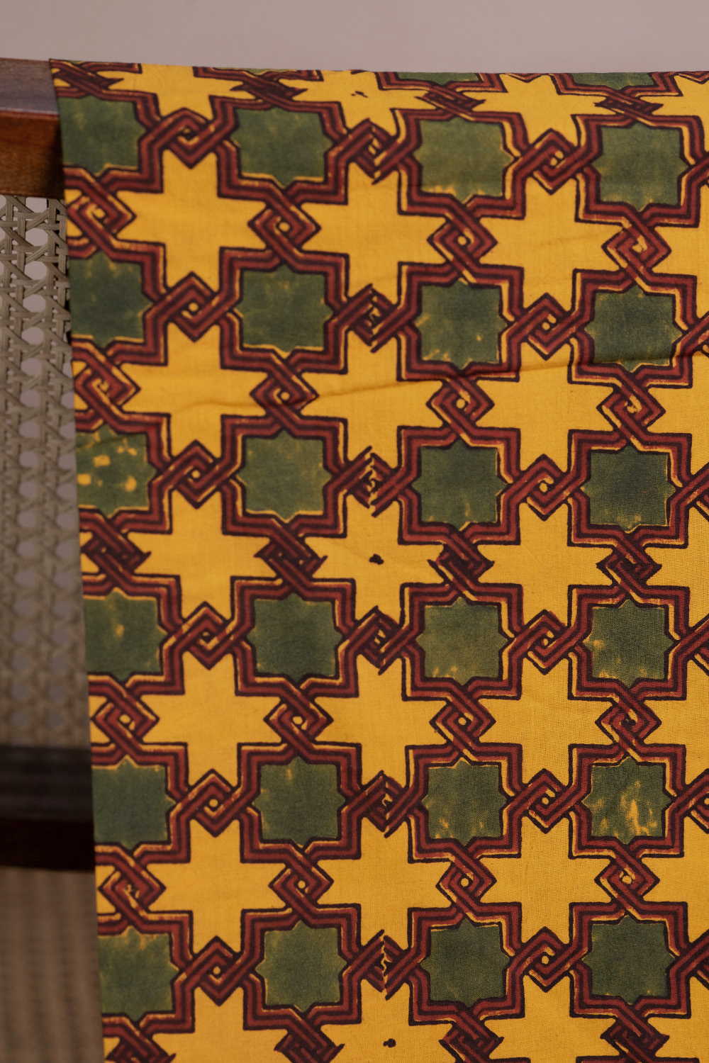 Block Printed Cotton Fabric - Matkatus 