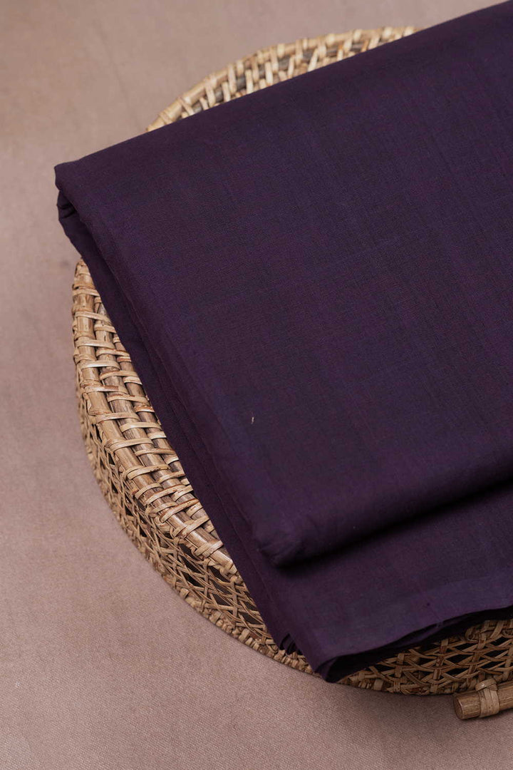 Shade of Purple Mangalagiri Cotton Fabric