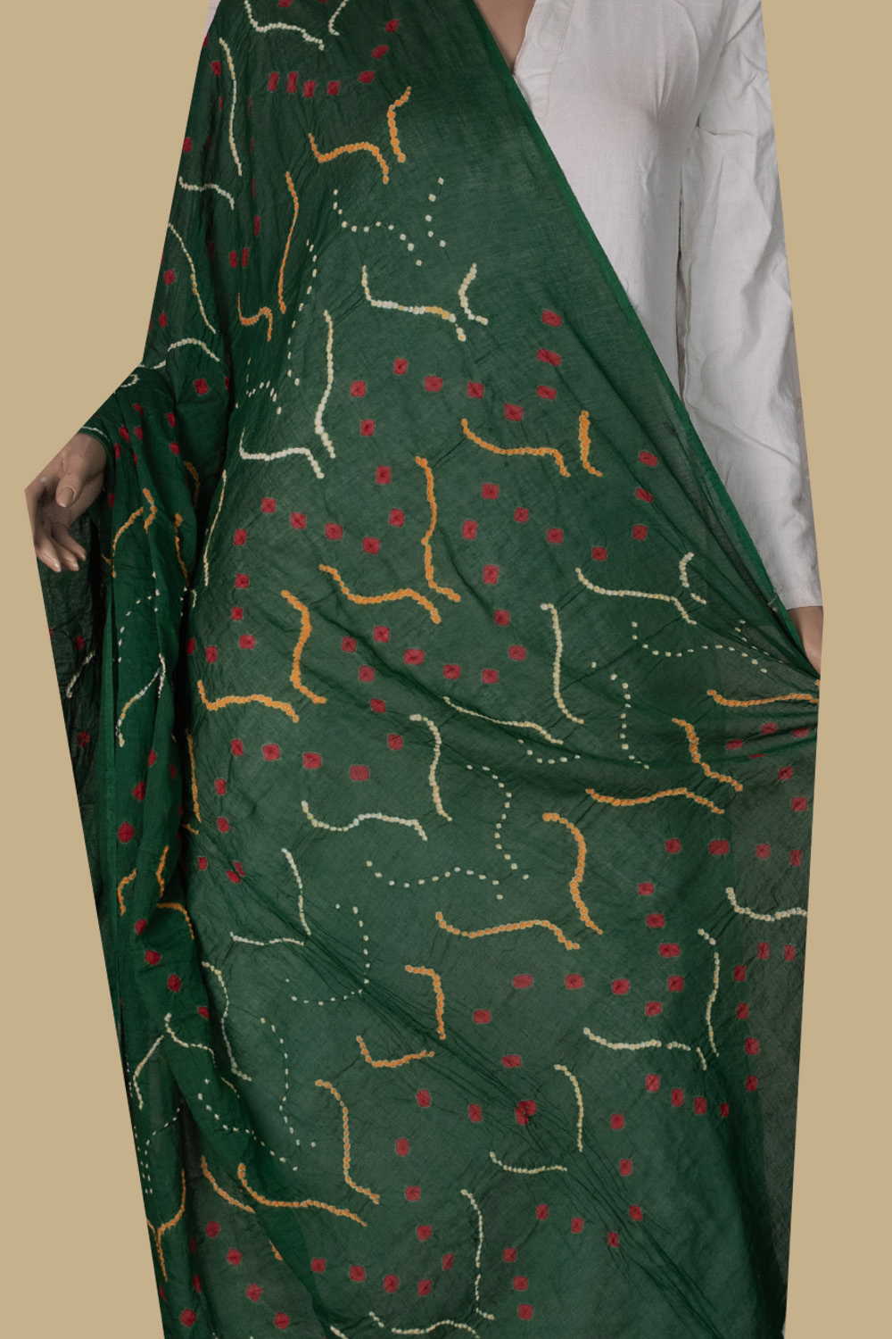Bandhani Dupatta - Matkatus 