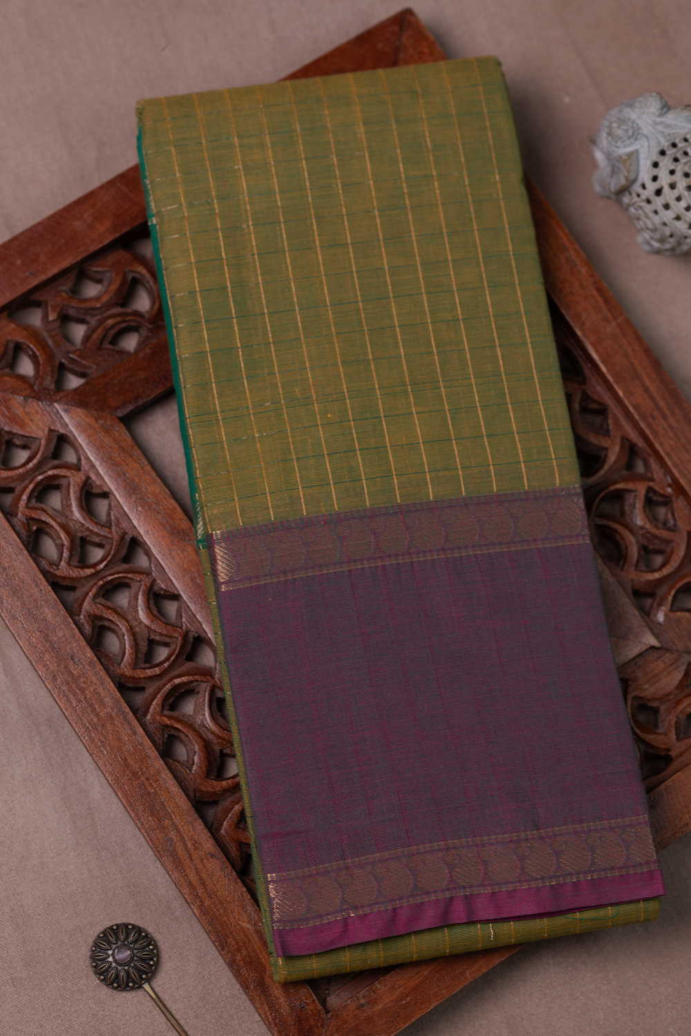 Kanchi Cotton Saree - Matkatus 