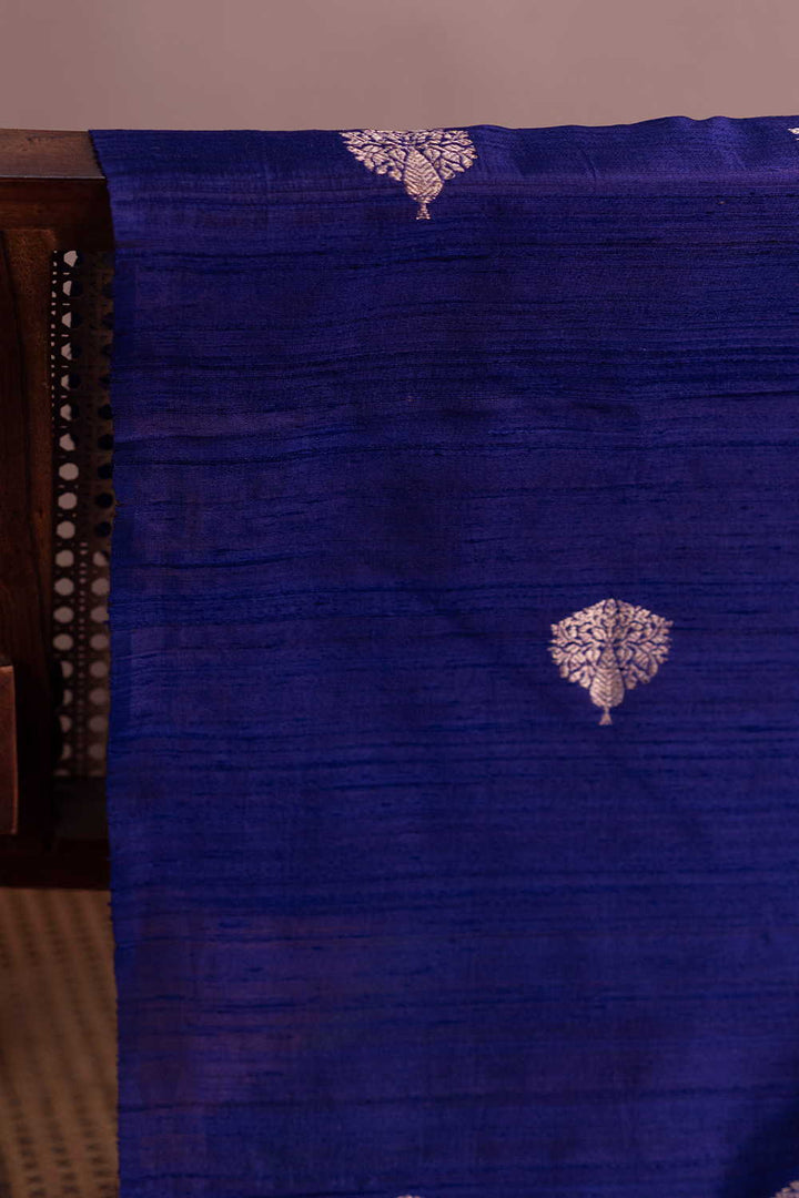 Royal Violet Banarasi Silk Fabric