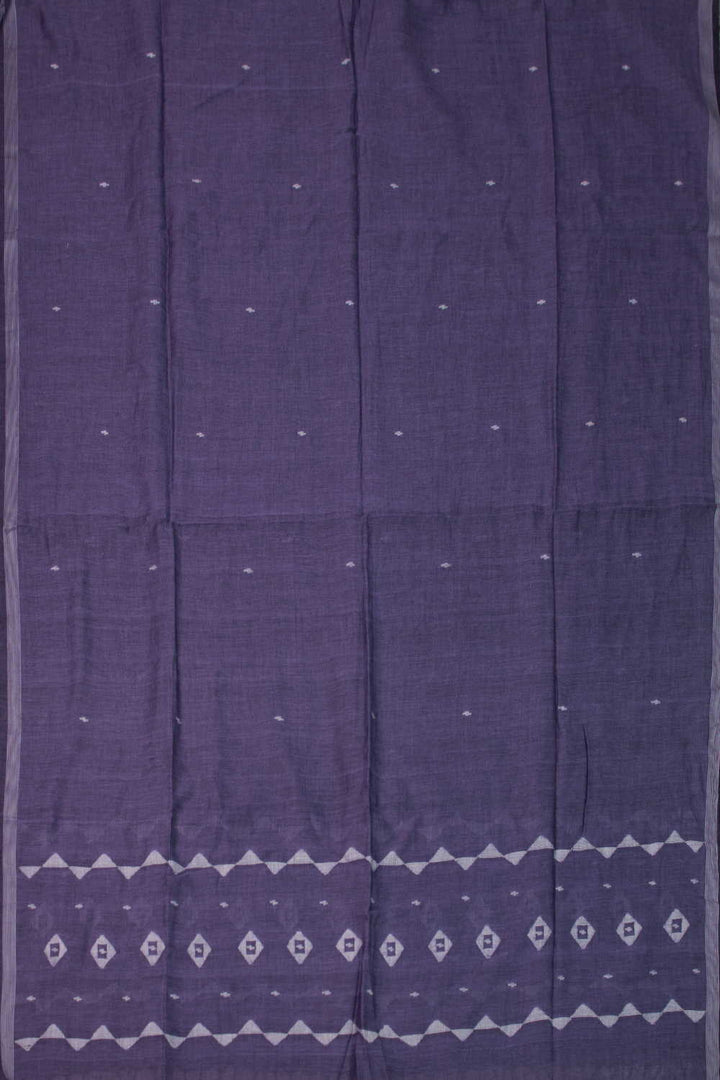 Faded Purple Jamdani Cotton Dupatta