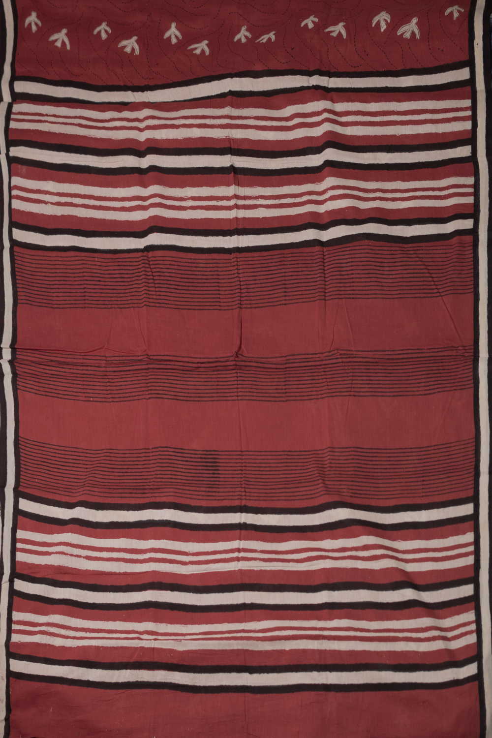 Block Printed Cotton Saree - Matkatus 