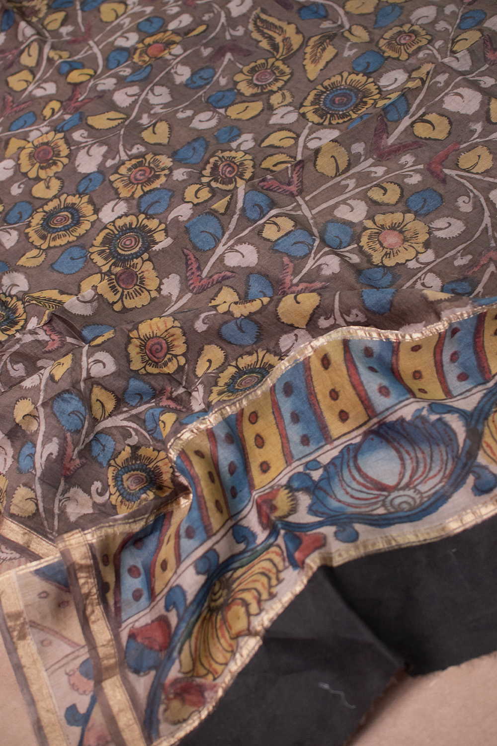 Kalamkari Dupatta - Matkatus 
