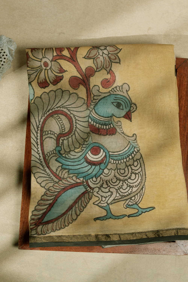 Pen Kalamkari Sarees - Matkatus 