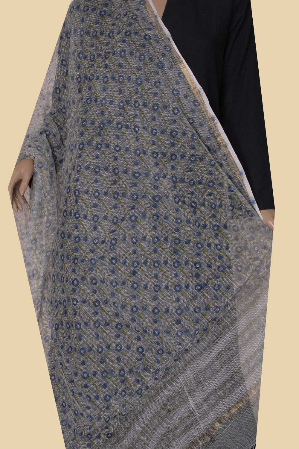 Block Printed Dupattas - Matkatus 