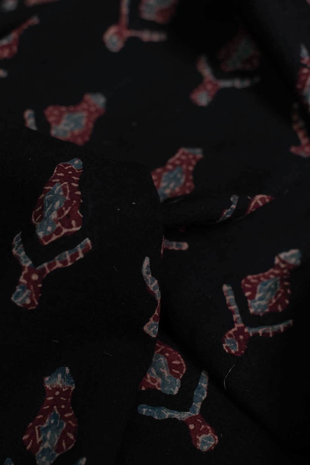 Ajrak Print Fabrics - Matkatus