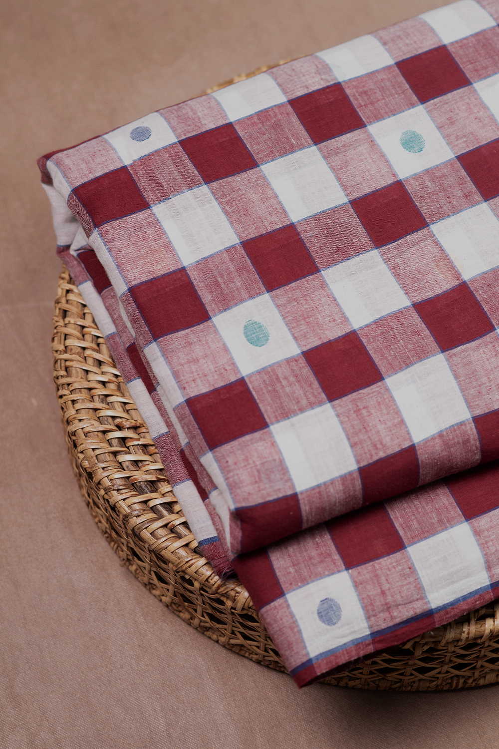 Jamdani Cotton Fabric - Matkatus 