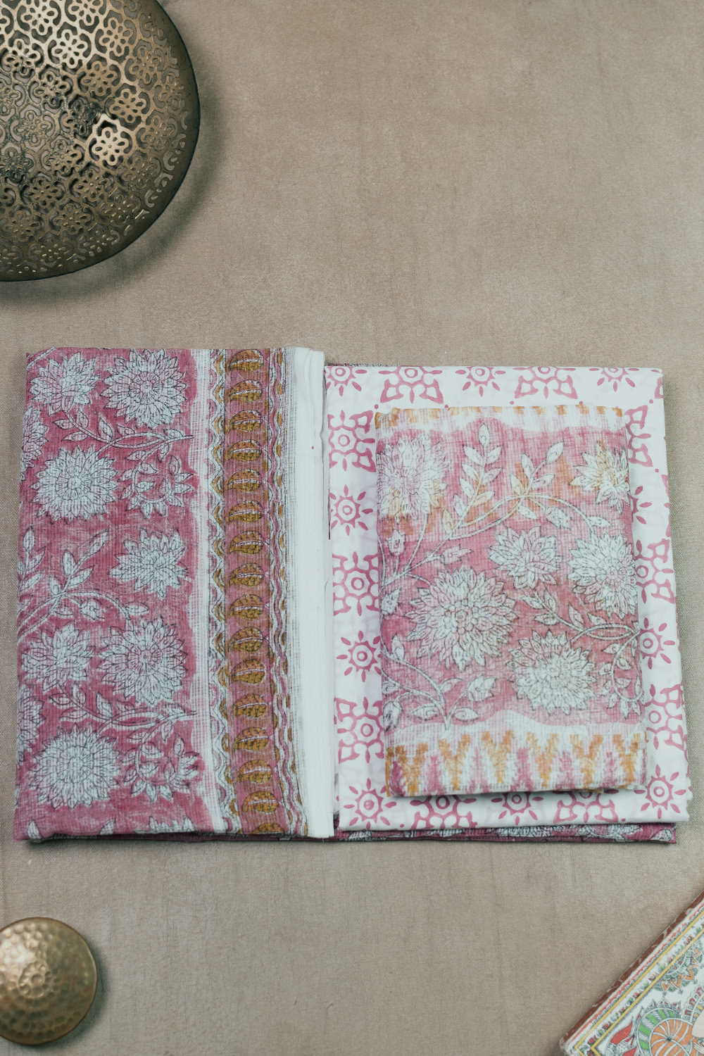 Block Printed Cotton Suits - Matkatus 