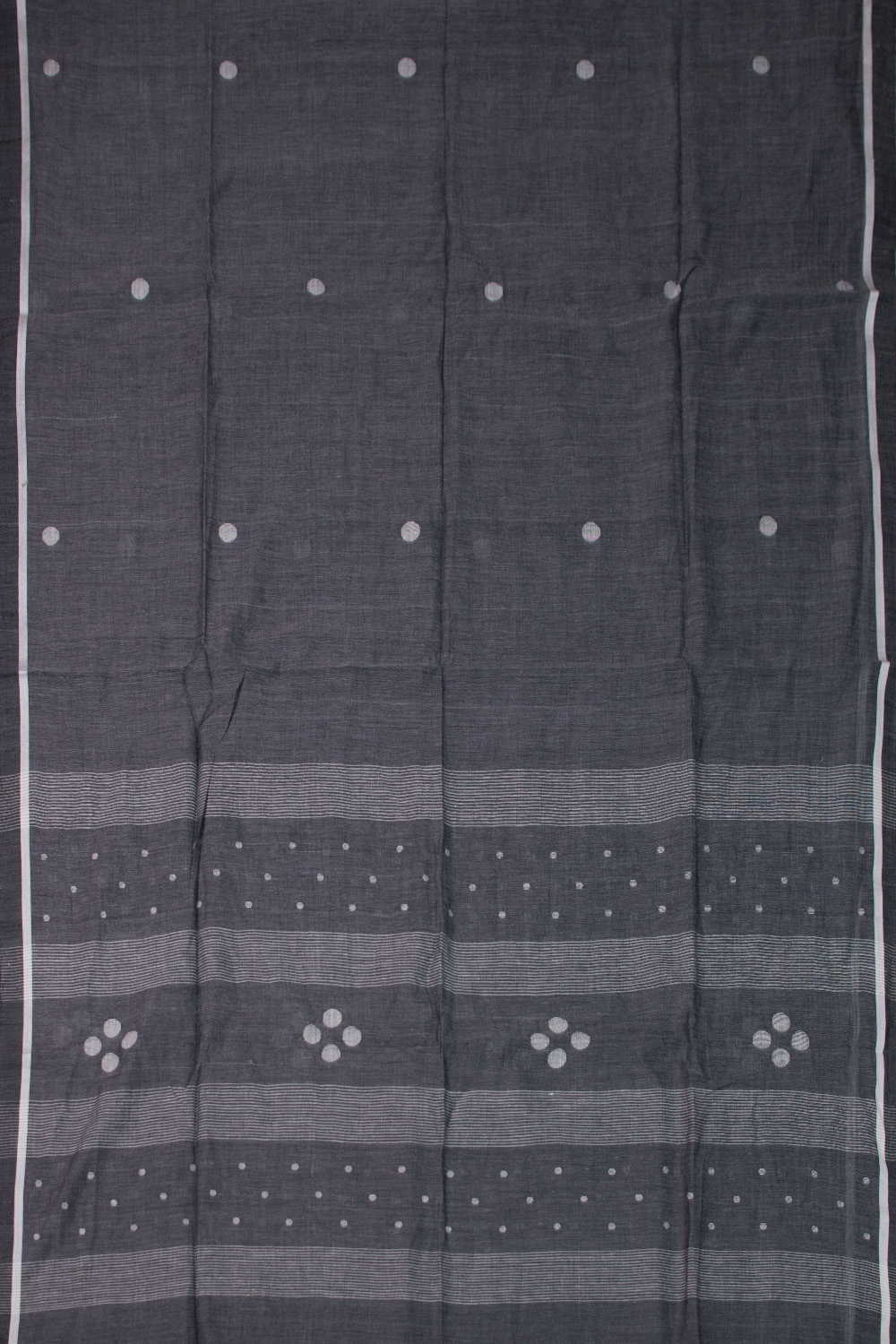Shades of Grey Jamdani Cotton Dupatta