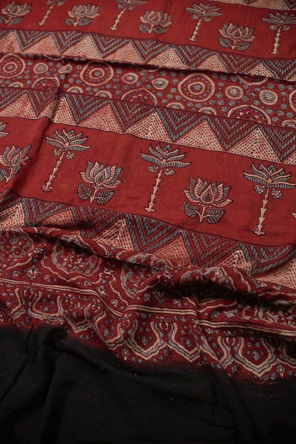 Block Printed Cotton Sarees - Matkatus 