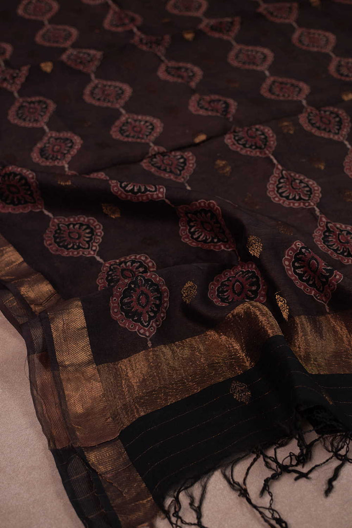 Block Printed Dupattas - Matkatus 