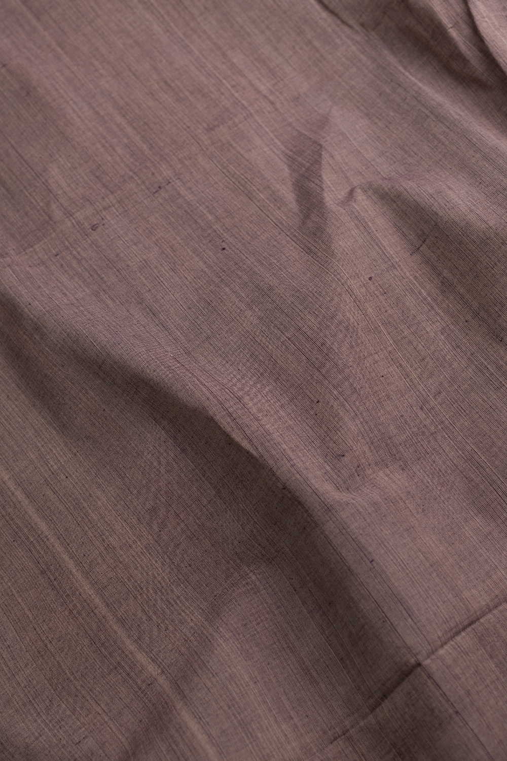 Wooden Brown Mangalagiri Cotton Fabric