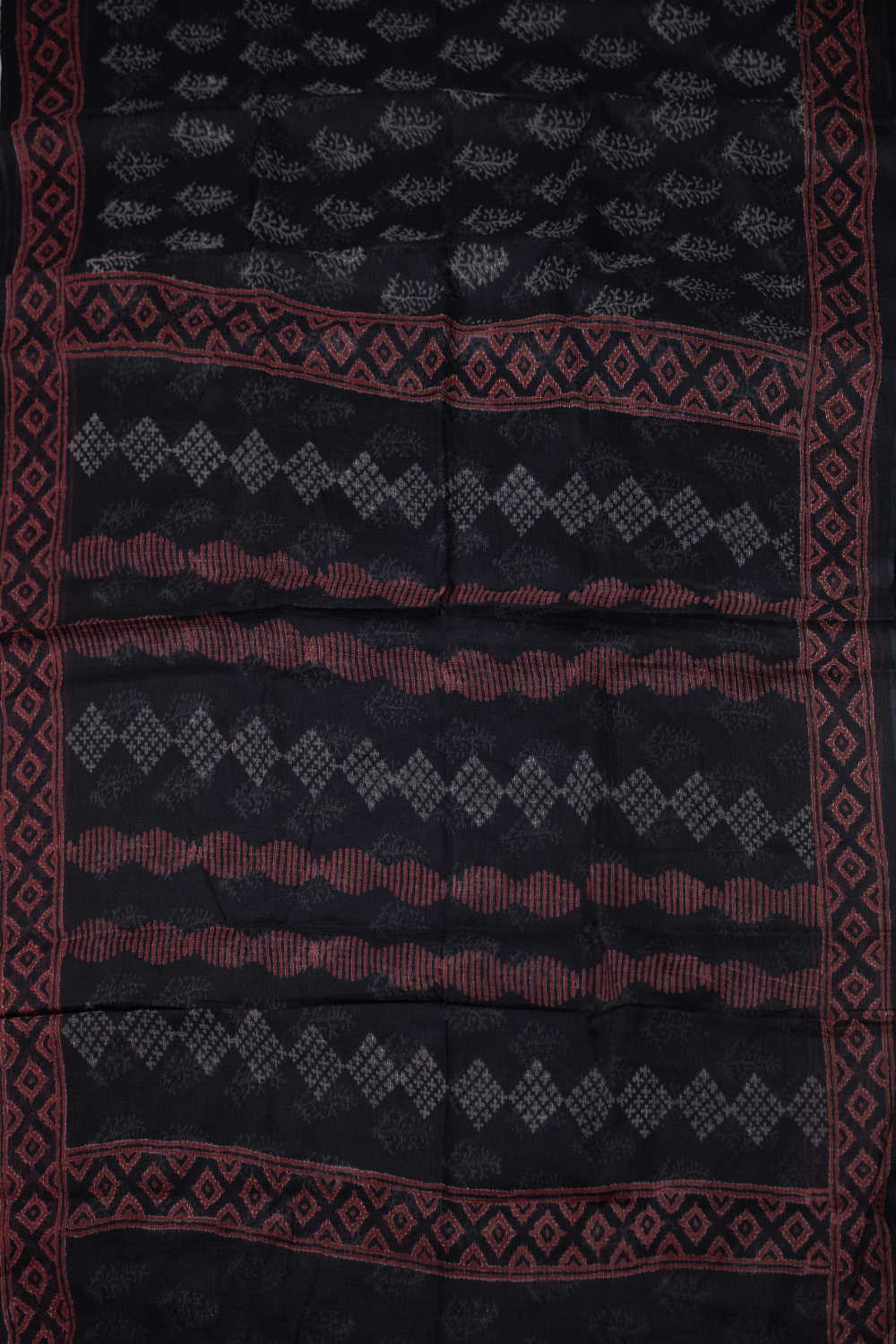 Block Printed Cotton Saree - Matkatus