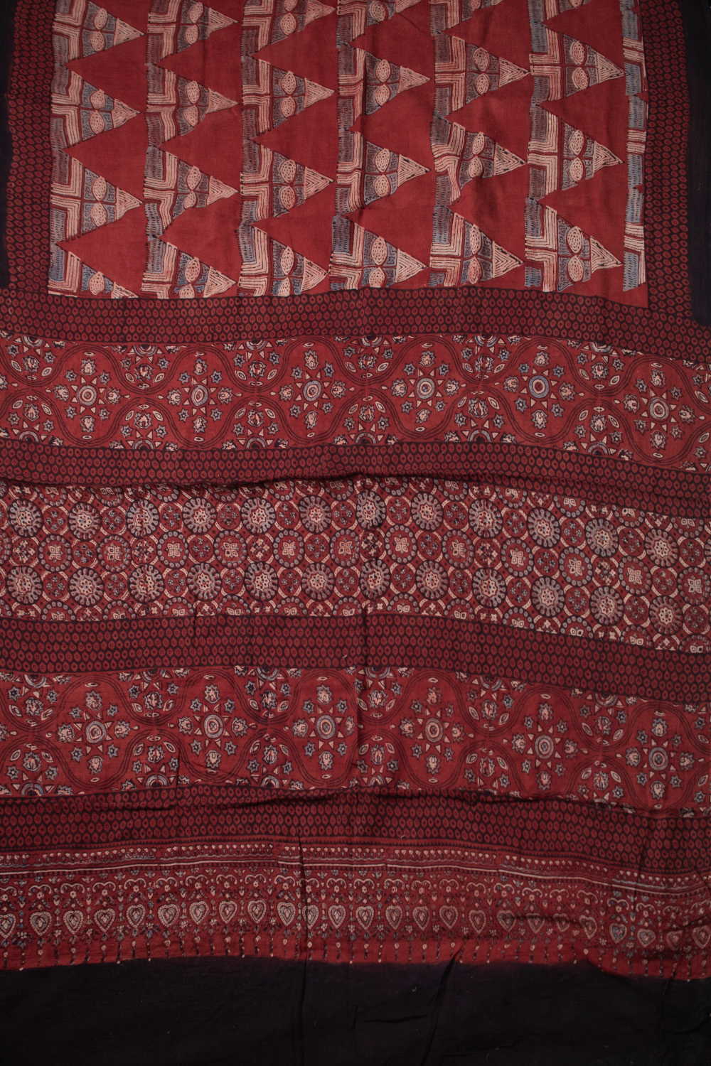 Block Printed Cotton Sarees - Matkatus 