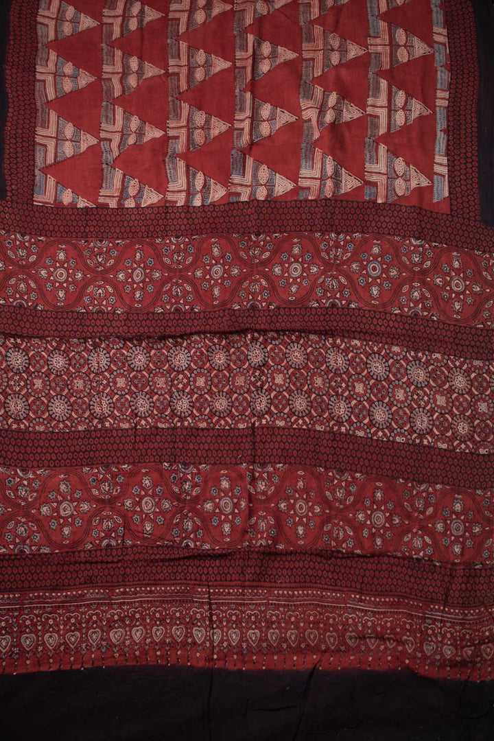 Block Printed Cotton Sarees - Matkatus 