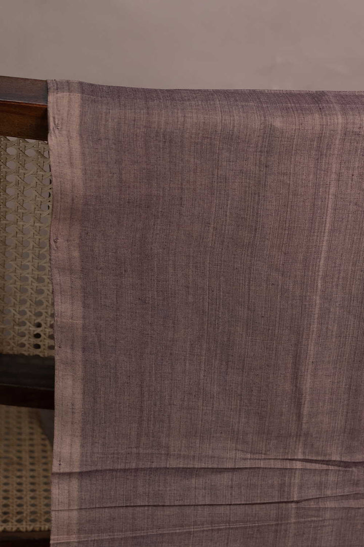 Wooden Brown Mangalagiri Cotton Fabric