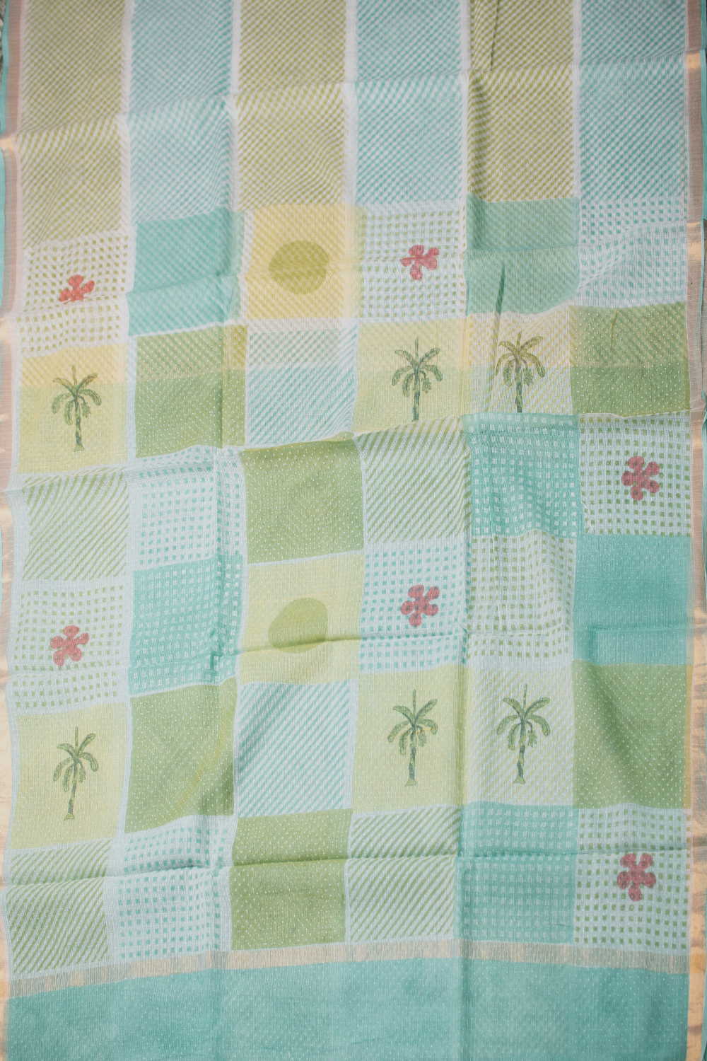 Block Printed Saree - Matkatus
