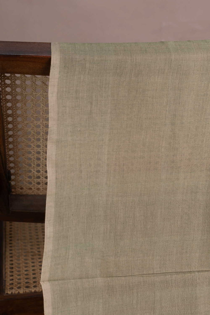 Pale Green Mangalagiri Cotton Fabric