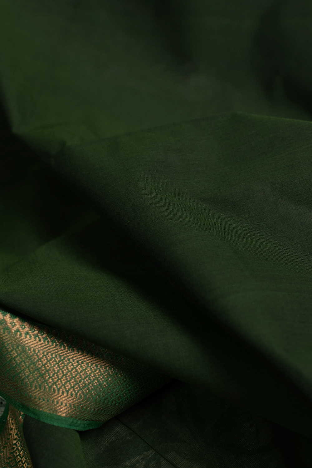 Juniper Green Mangalagiri Cotton Fabric