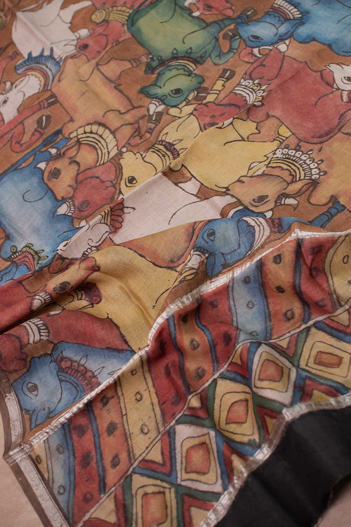 Kalamkari Dupatta - Matkatus 