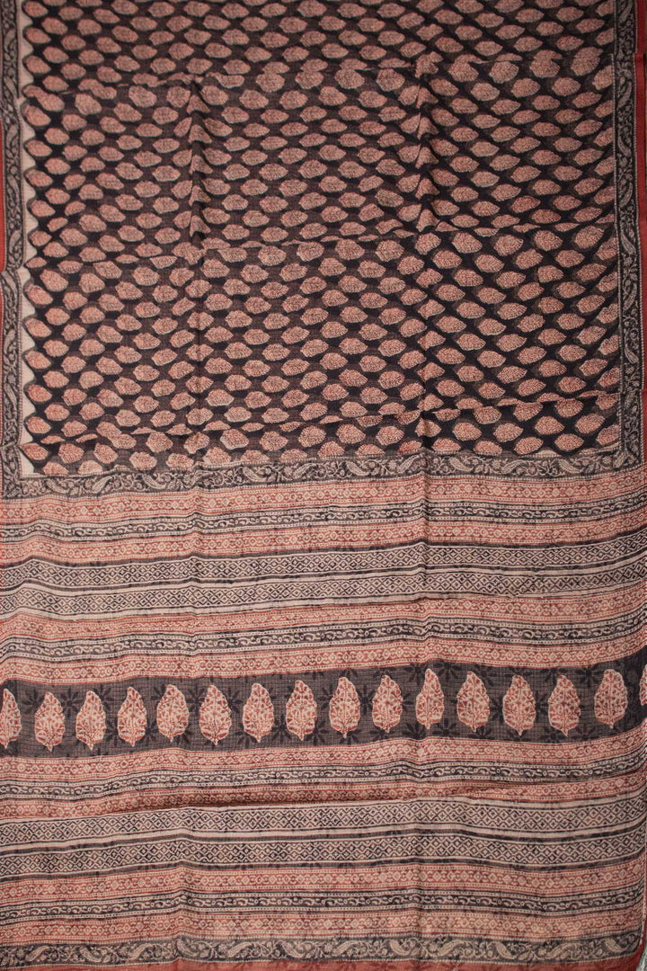 Block Printed Saree - Matkatus