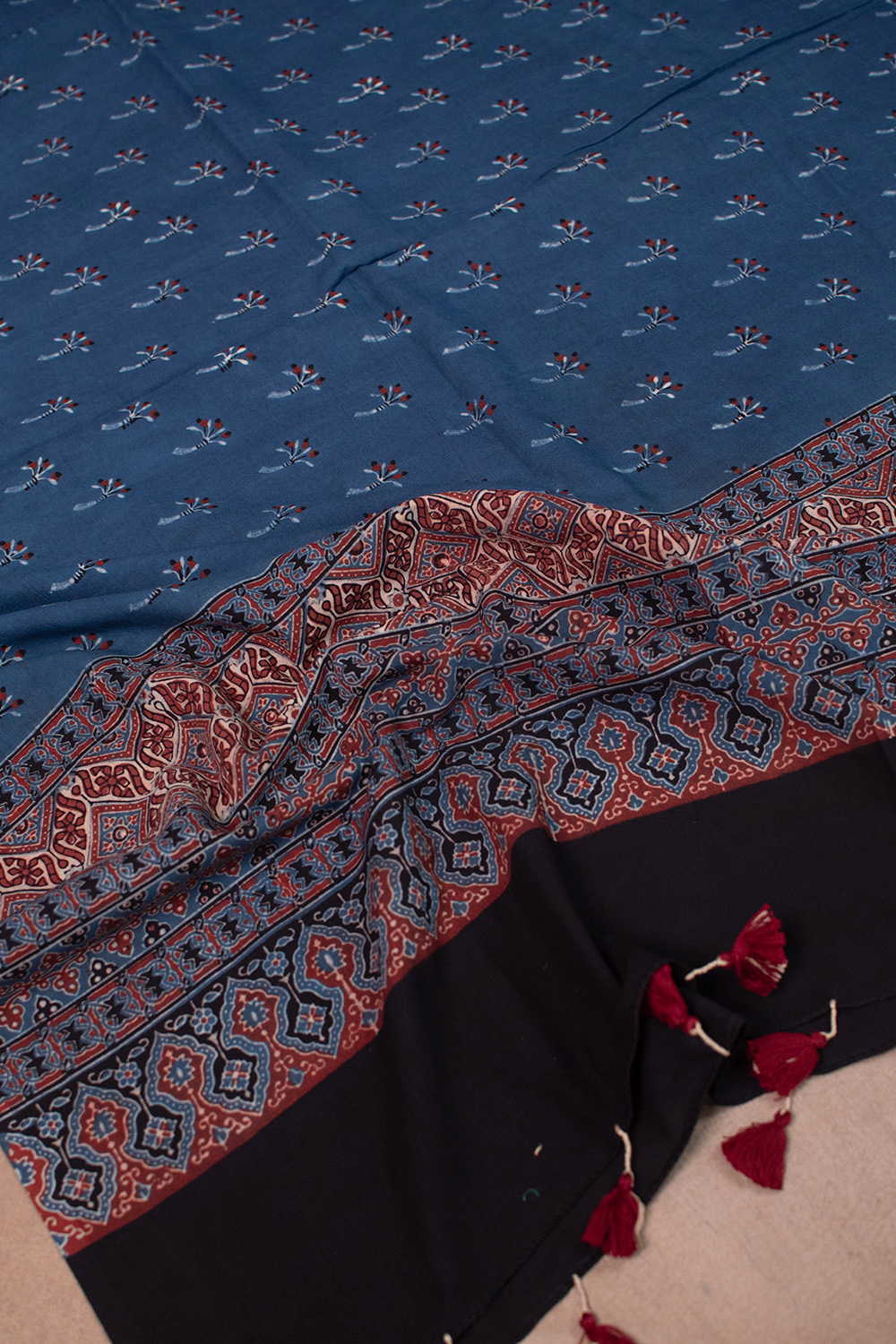 Block Printed Cotton Dupattas - Matkatus 