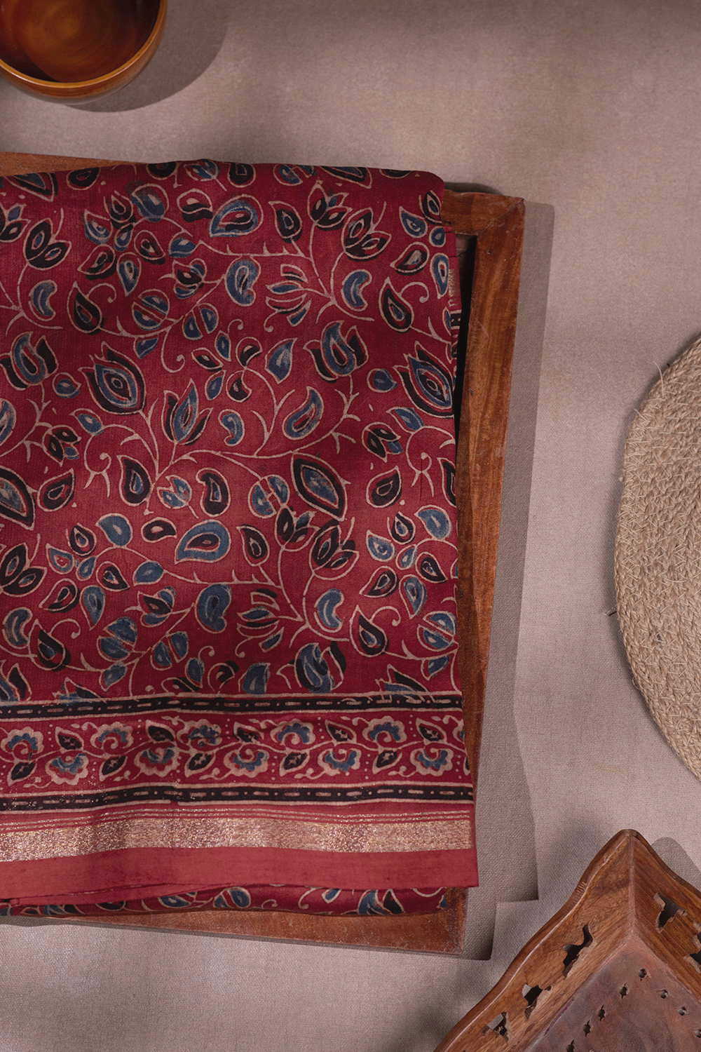 Block Printed Sarees - Matkatus 