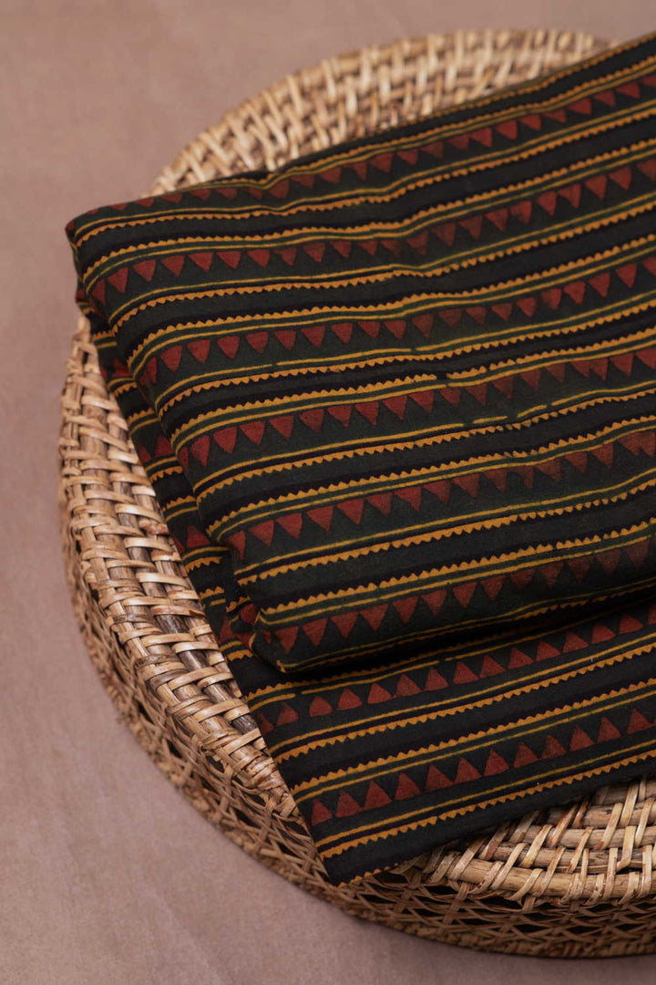 Ajrak Cotton Fabric - Matkatus 