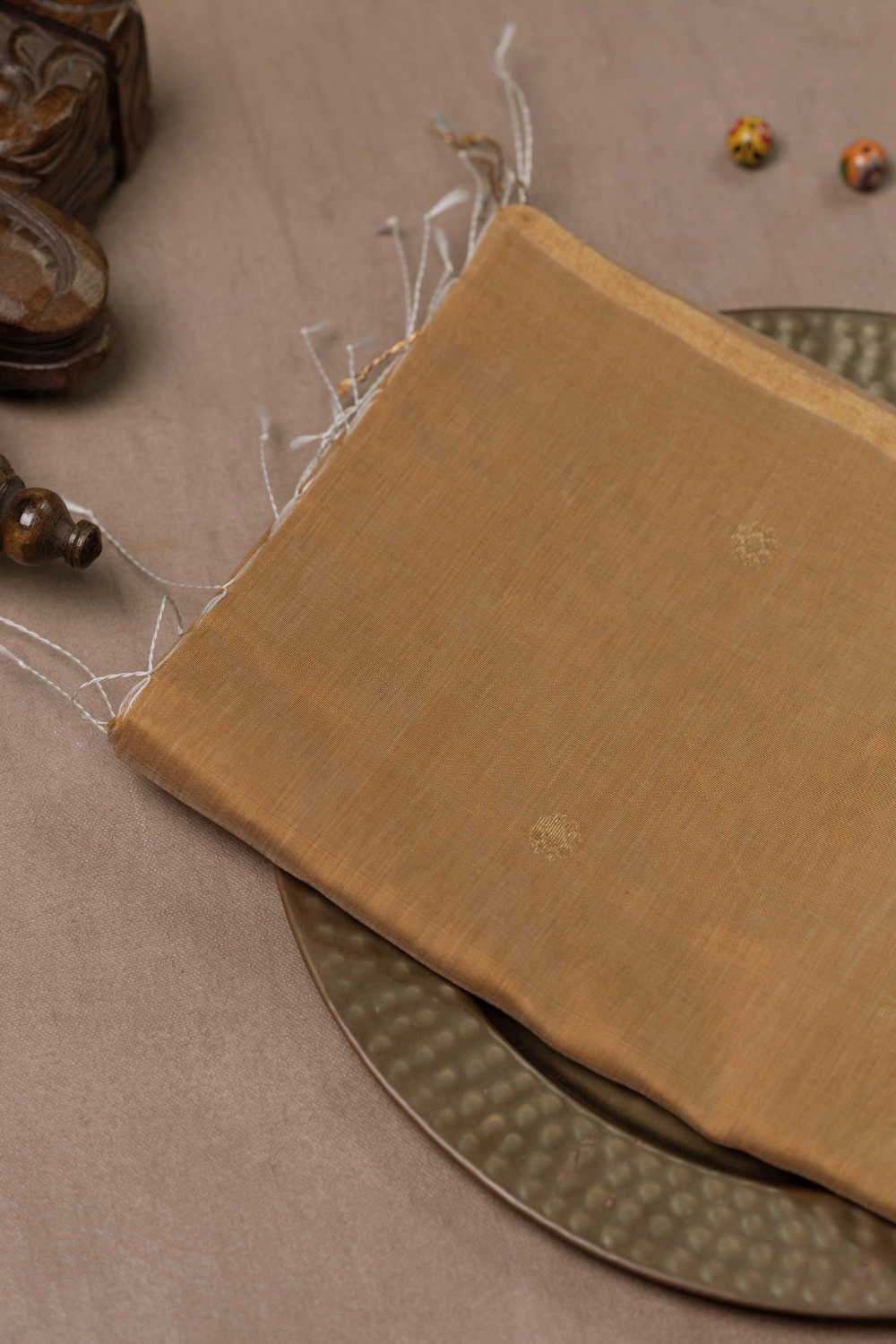 Chanderi Silk Cotton Dupatta - Matkatus 