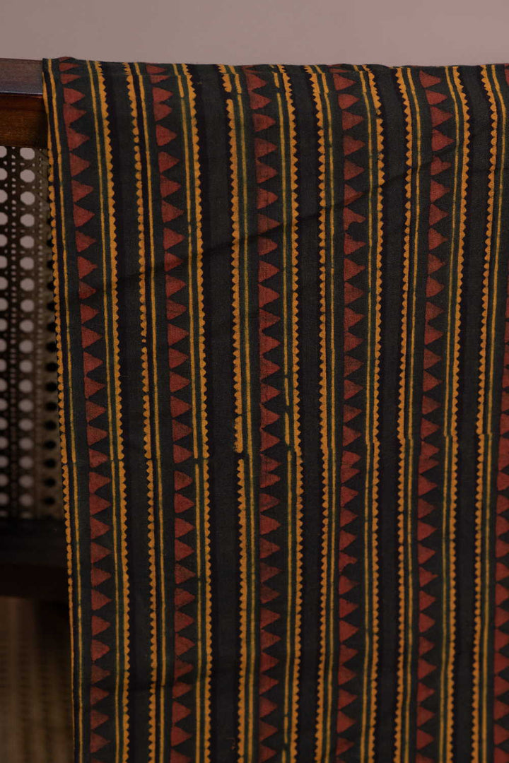 Block Printed Cotton Fabric - Matkatus 