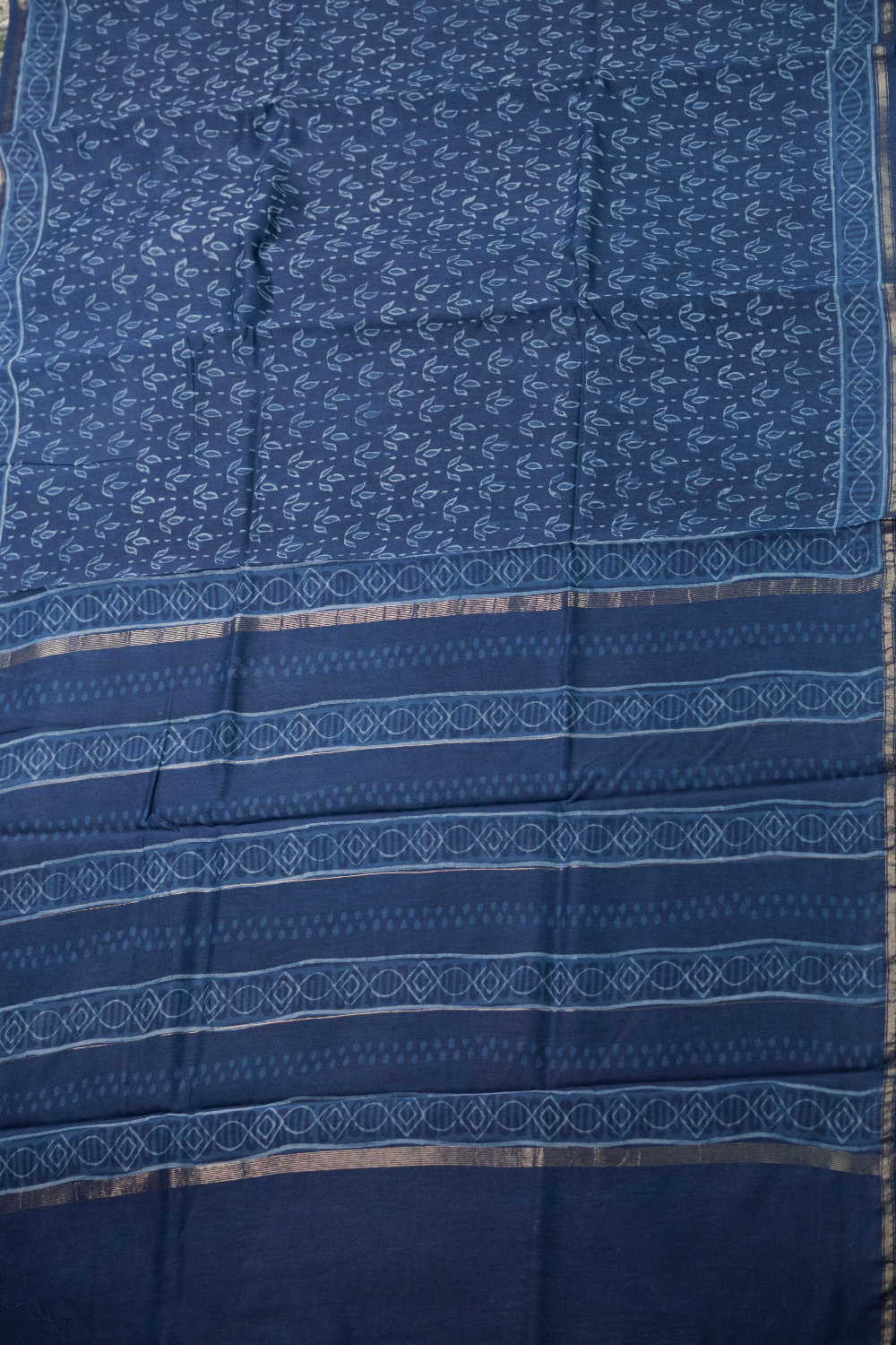 Printed Silk Cotton Saree - Matkatus 