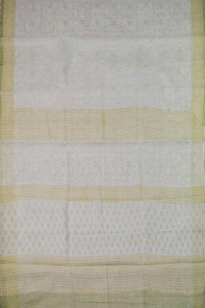 Block Printed Cotton Saree - Matkatus