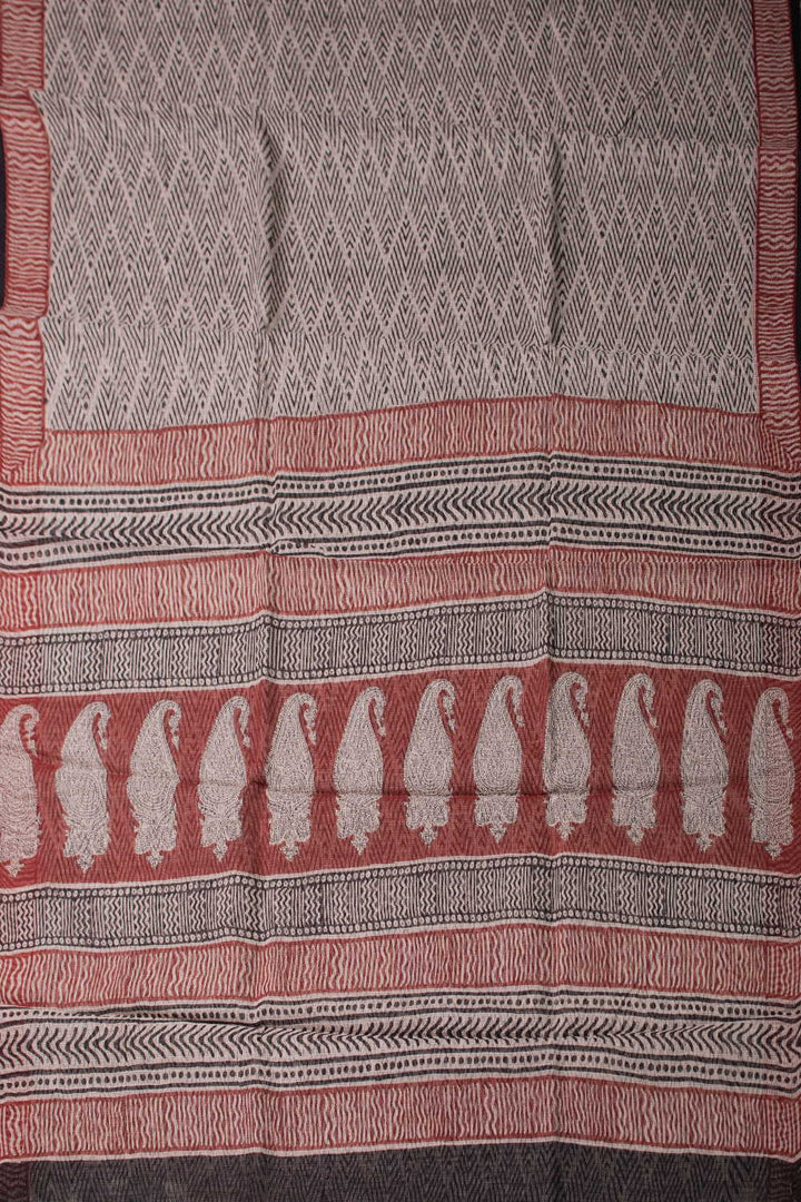 Block Printed Saree - Matkatus