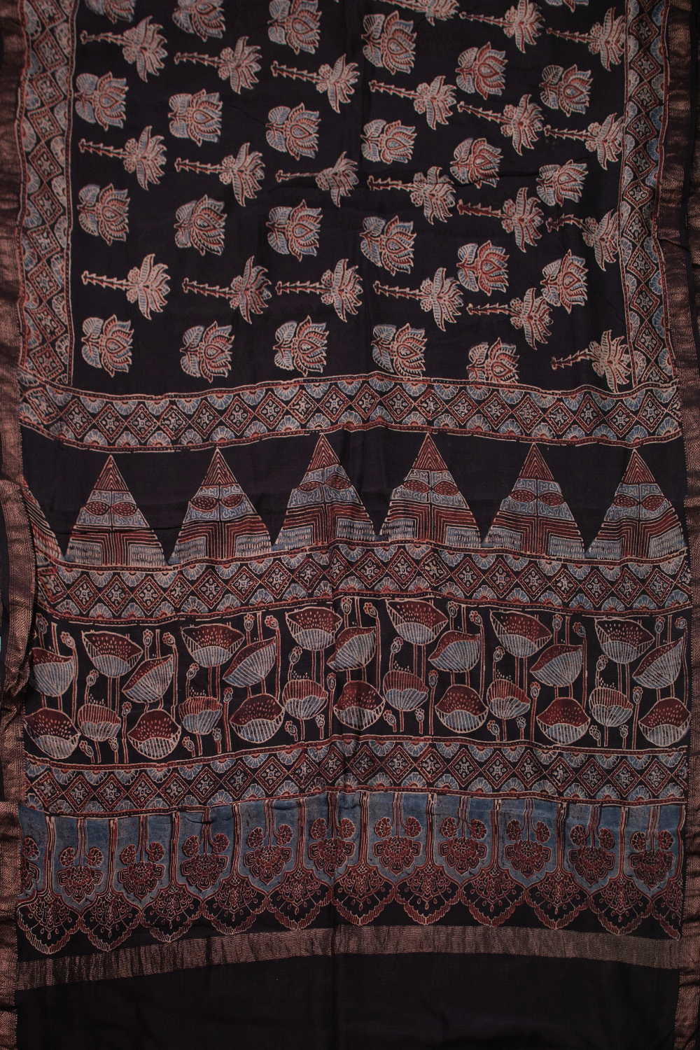 Block Printed Sarees - Matkatus 