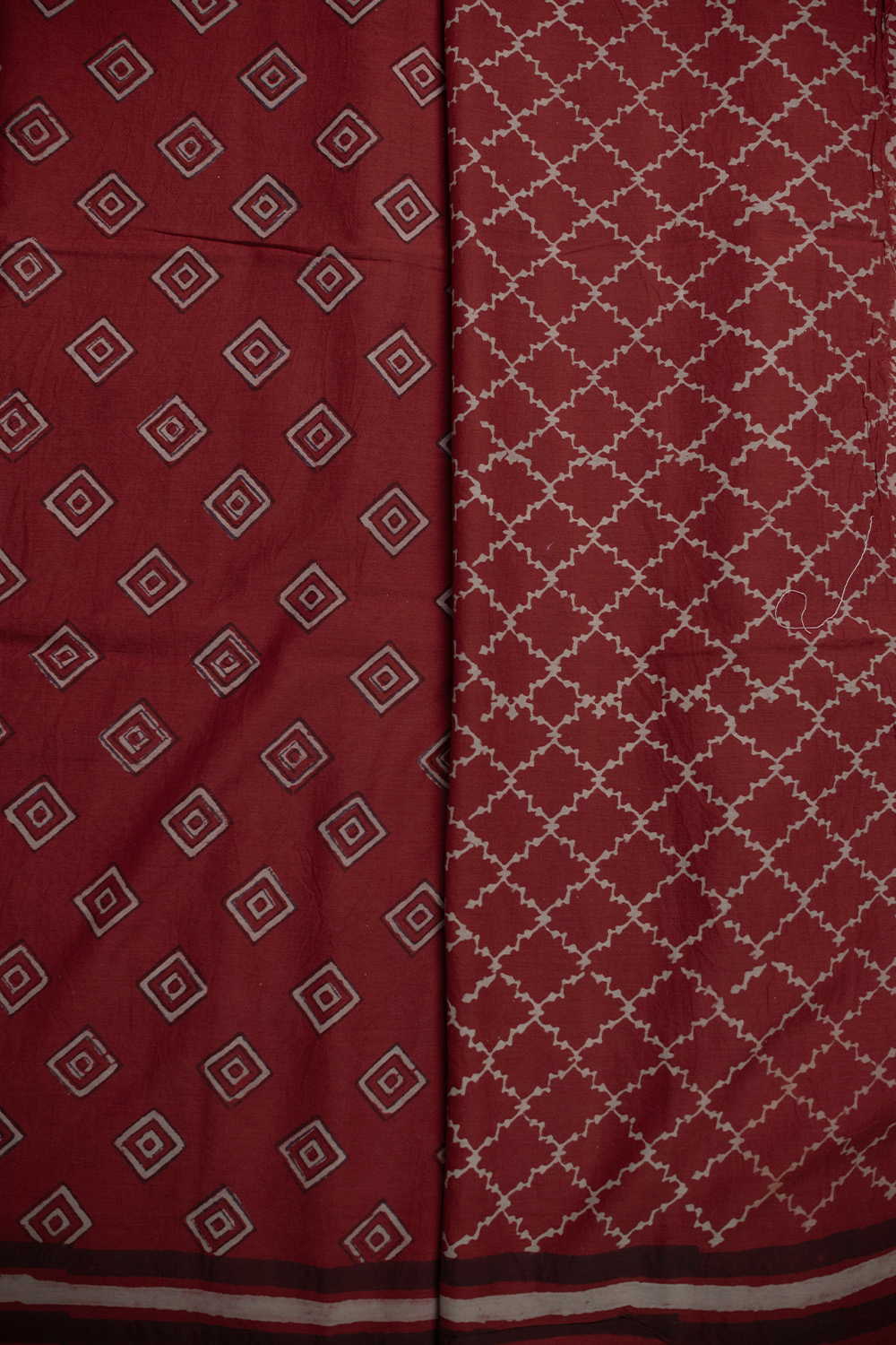 Block Printed Cotton Saree - Matkatus