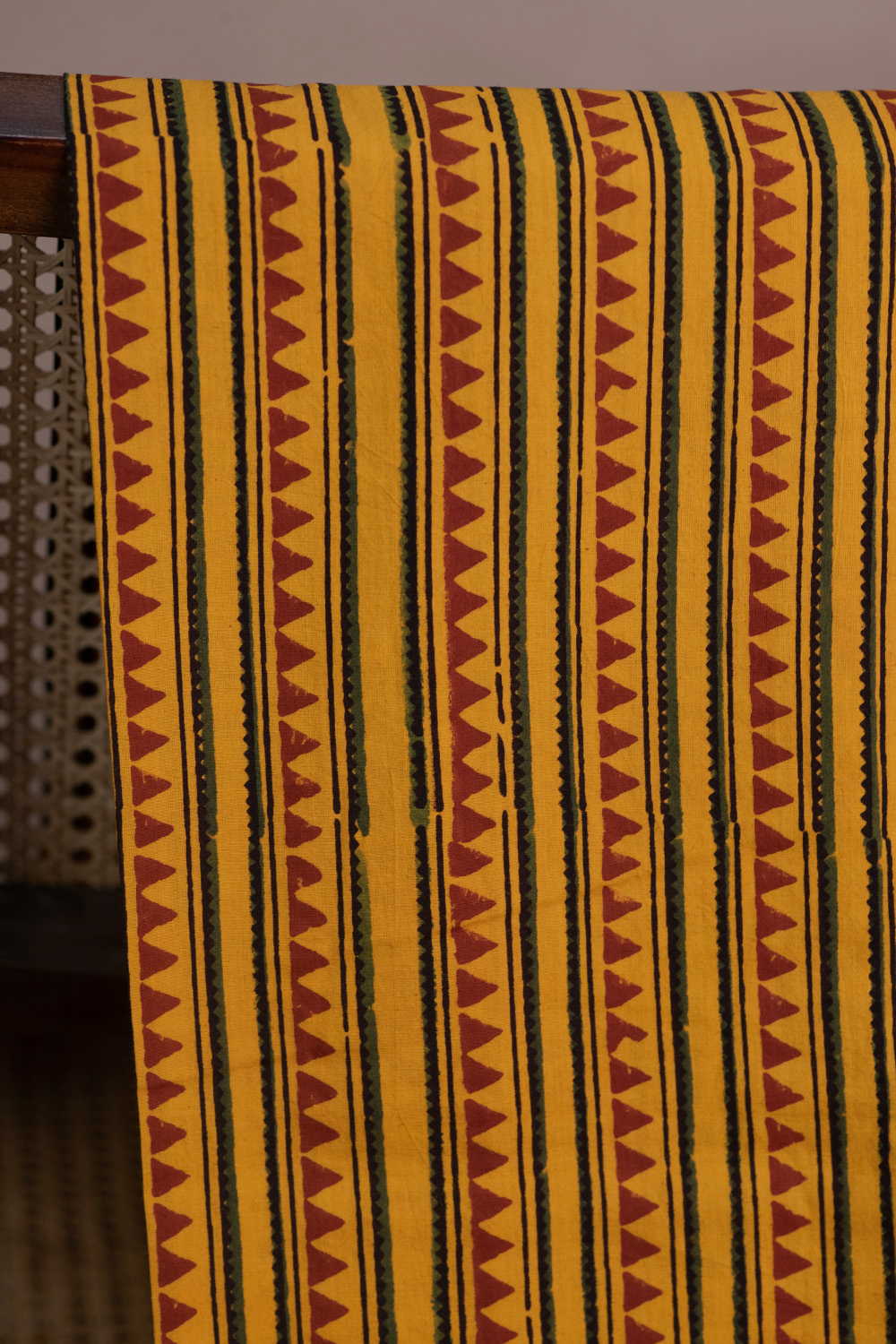 Block Printed Cotton Fabric - Matkatus 