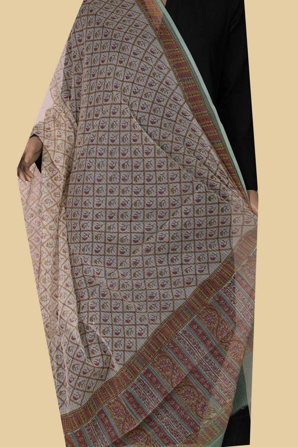 Kota Cotton Dupatta - Matkatus 