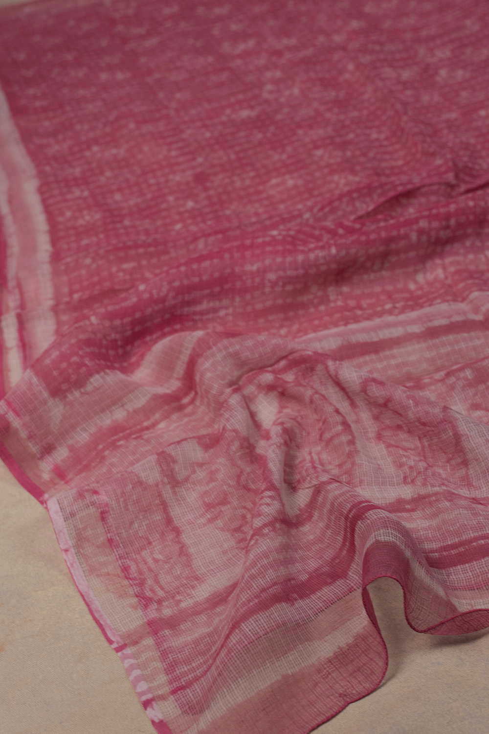 Block Printed Cotton Dupatta - Matkatus 