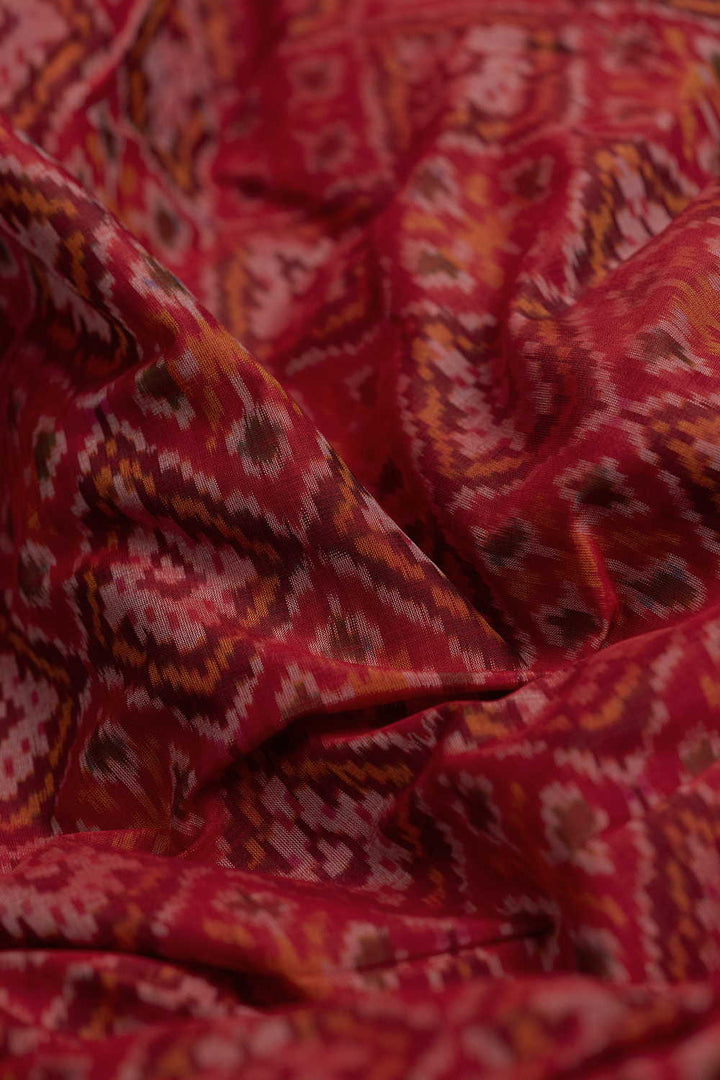 Ikat silk & Silk Cotton Fabric - Matkatus 