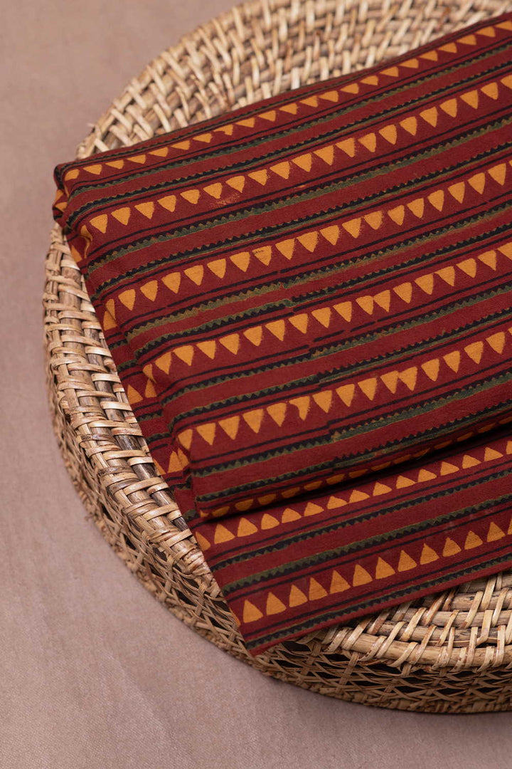 Ajrak Cotton Fabric - Matkatus 