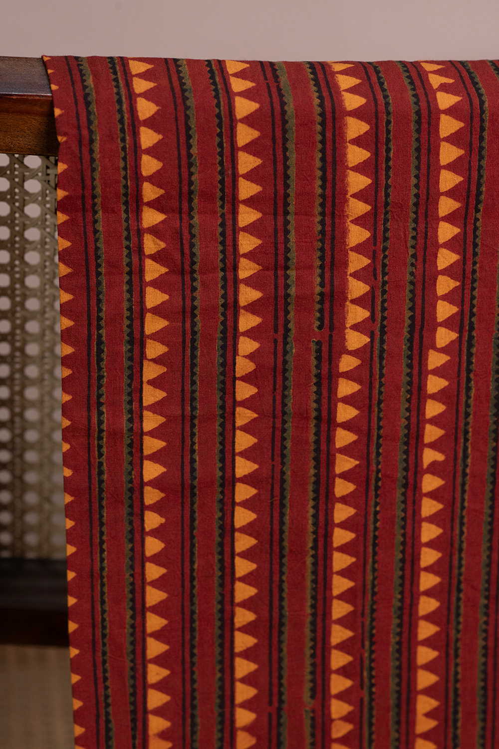 Block Printed Cotton Fabric - Matkatus 
