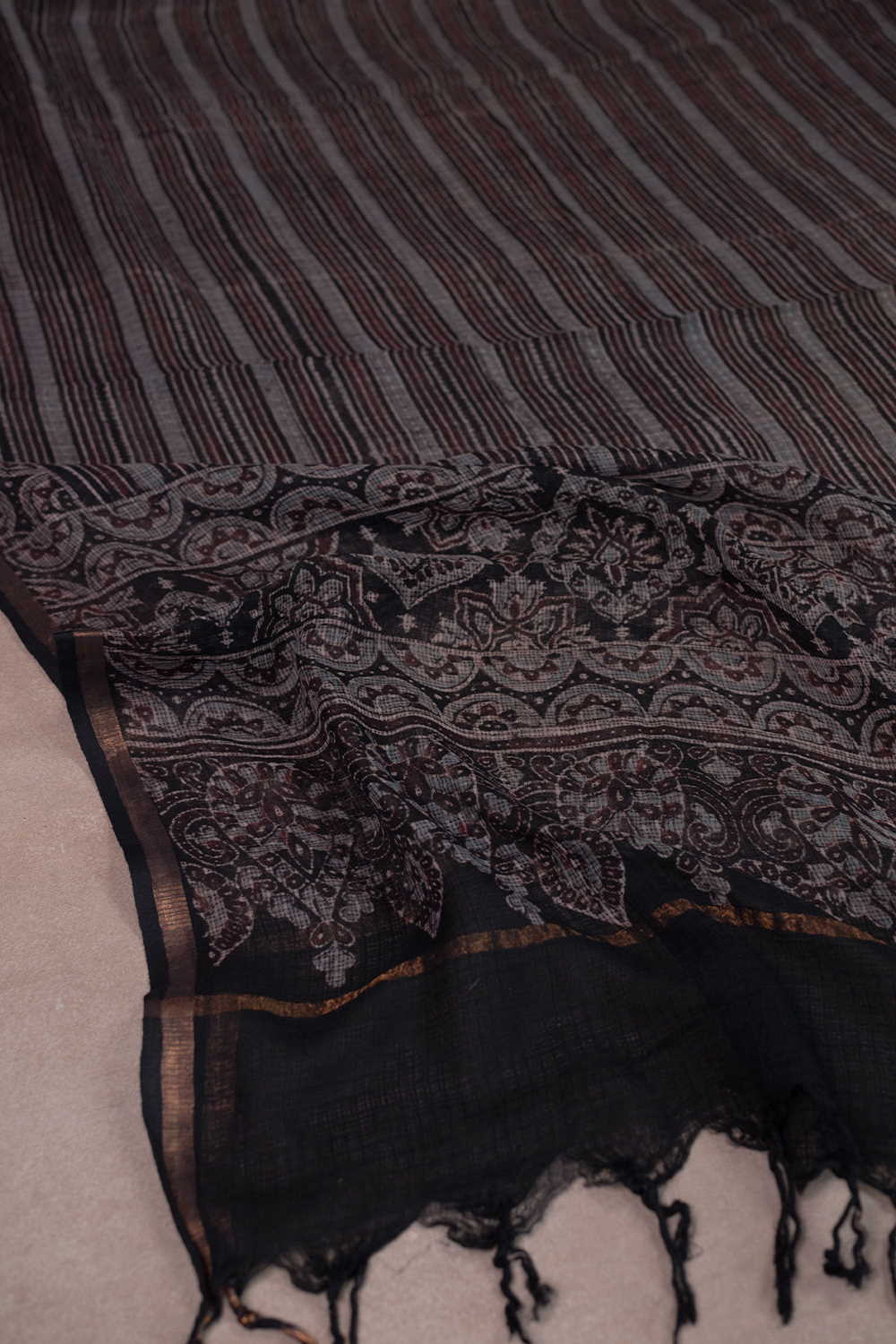 Block Printed Dupattas - Matkatus 