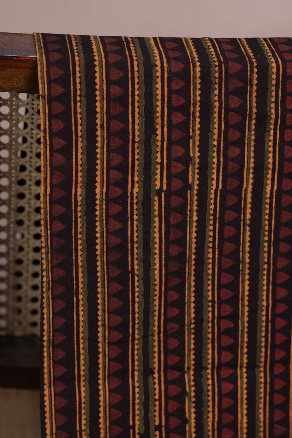 Block Printed Cotton Fabric - Matkatus 