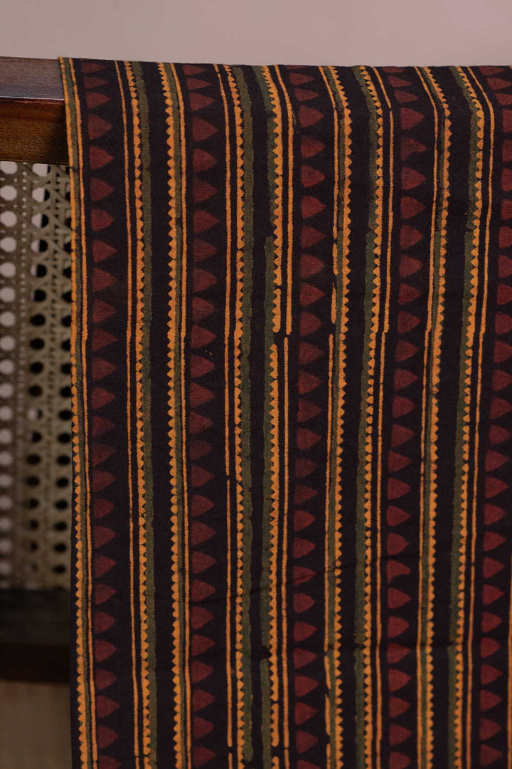 Block Printed Cotton Fabric - Matkatus 