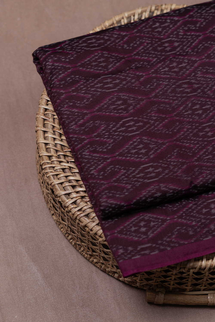 Ikat silk & Silk Cotton Fabric - Matkatus 