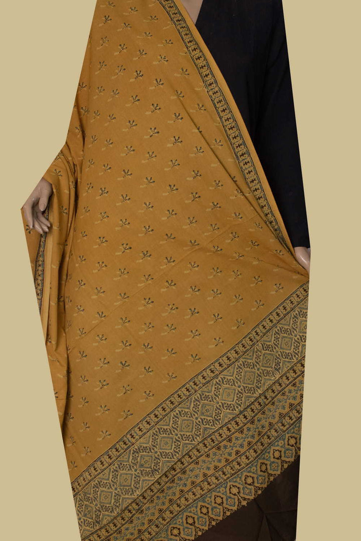 Ajrak Cotton Dupatta - Matkatus 