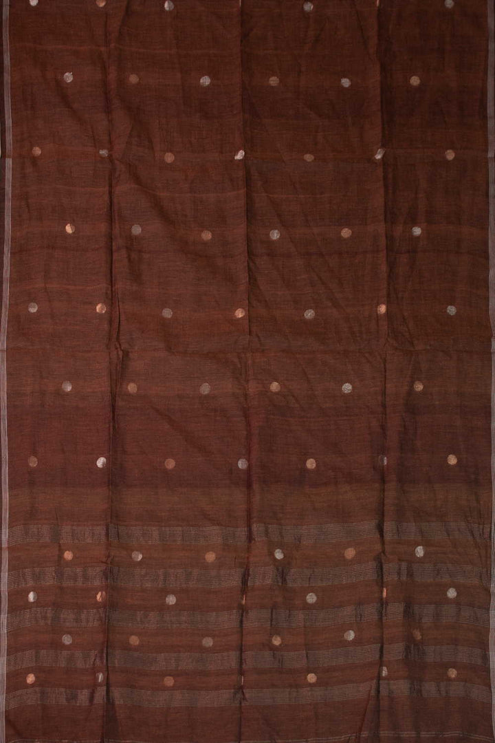 Shades of Brown Jamdani Cotton Dupatta