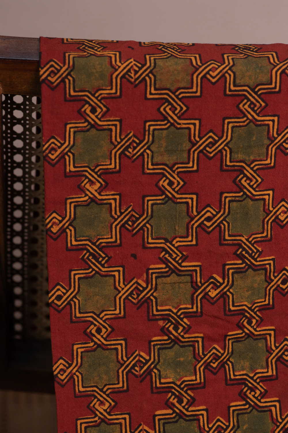 Block Printed Cotton Fabric - Matkatus 
