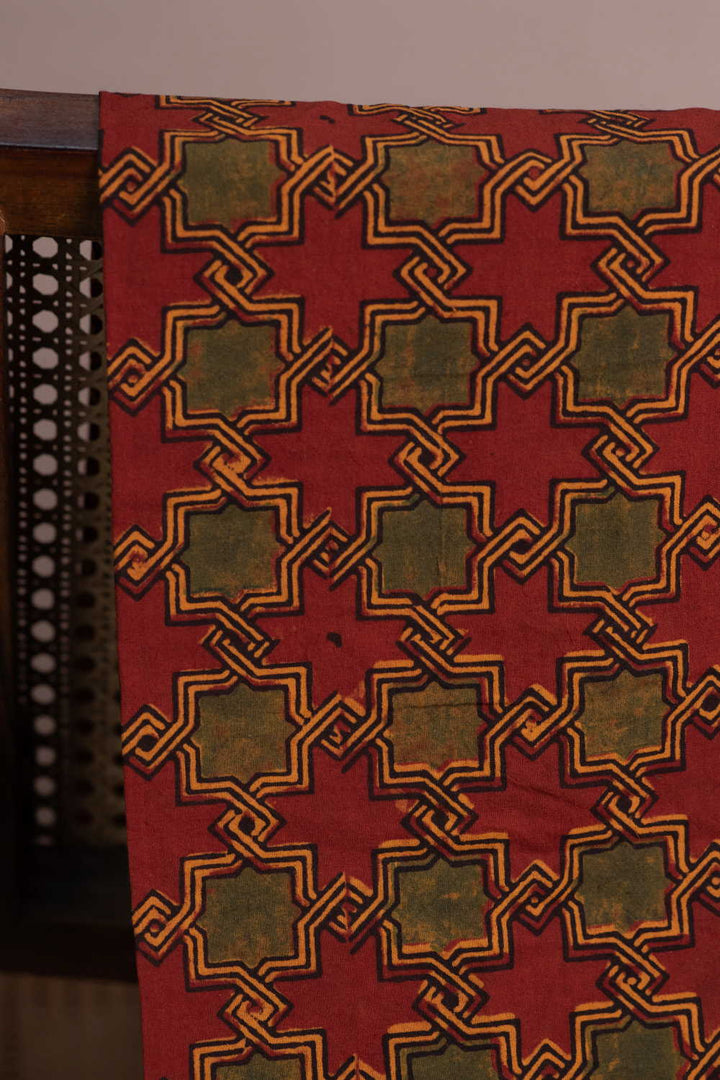 Block Printed Cotton Fabric - Matkatus 